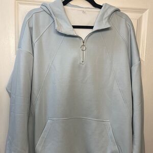 Light Blue Men's Hoodie Sweater